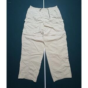 Columbia PFG Omni Shade Backcast Convertible Zip‎ Away Pants Men's Large Beige